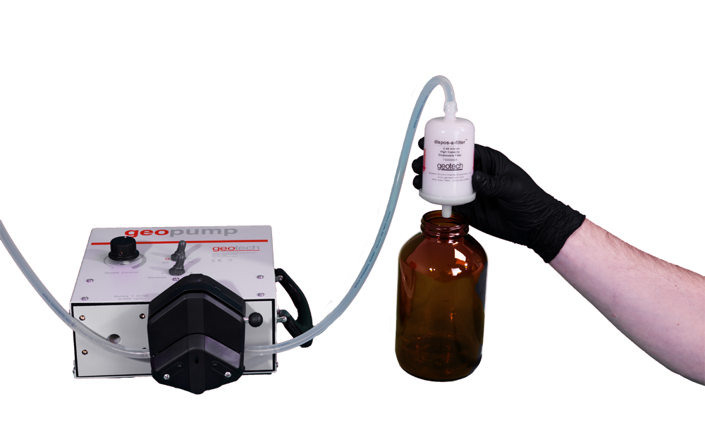 Sample collection with the Geopump